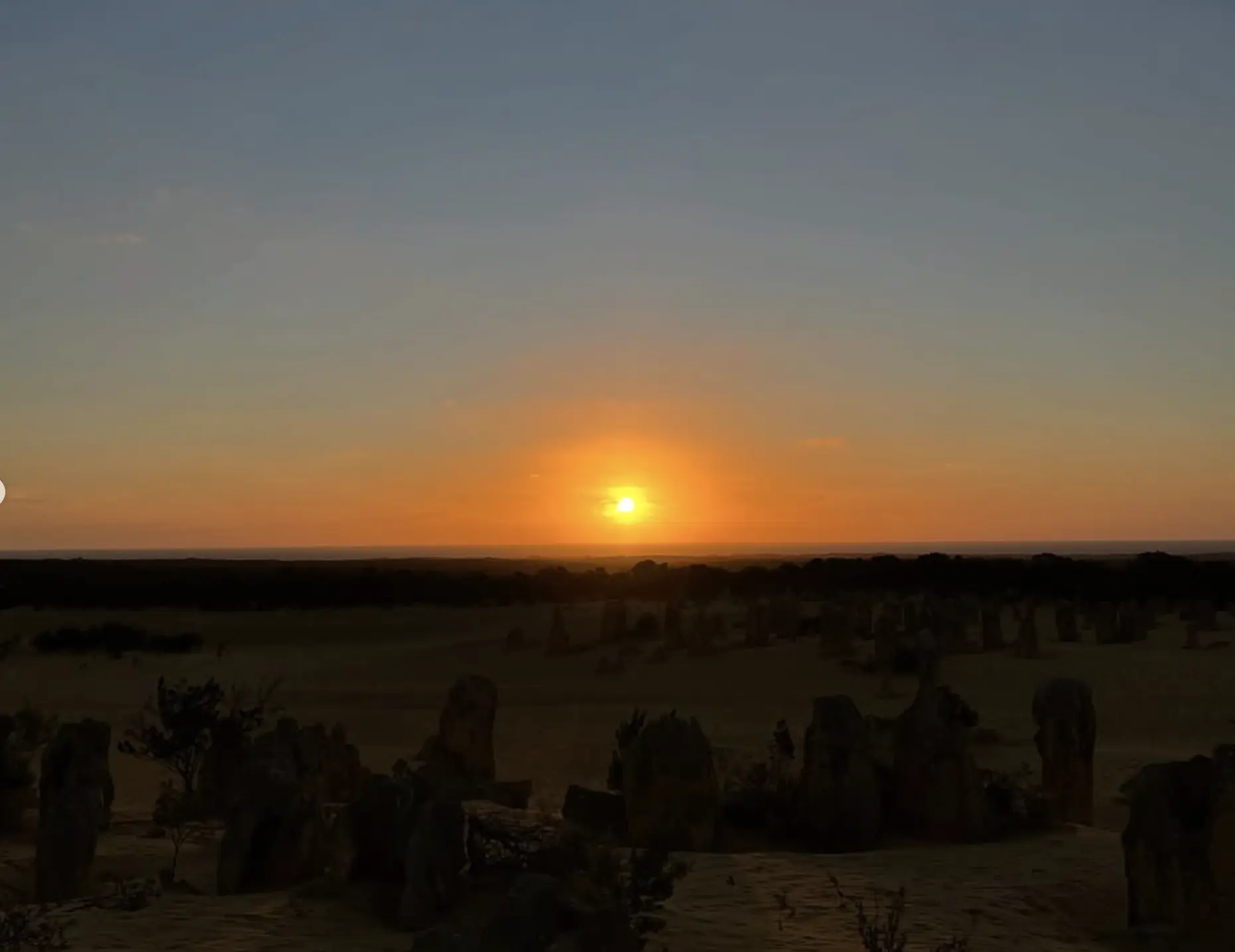 Pinnacles Desert Sunset