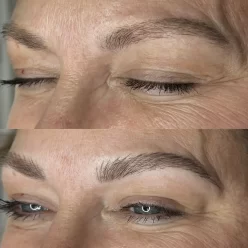 How to fix brows tattoos that are too dark?