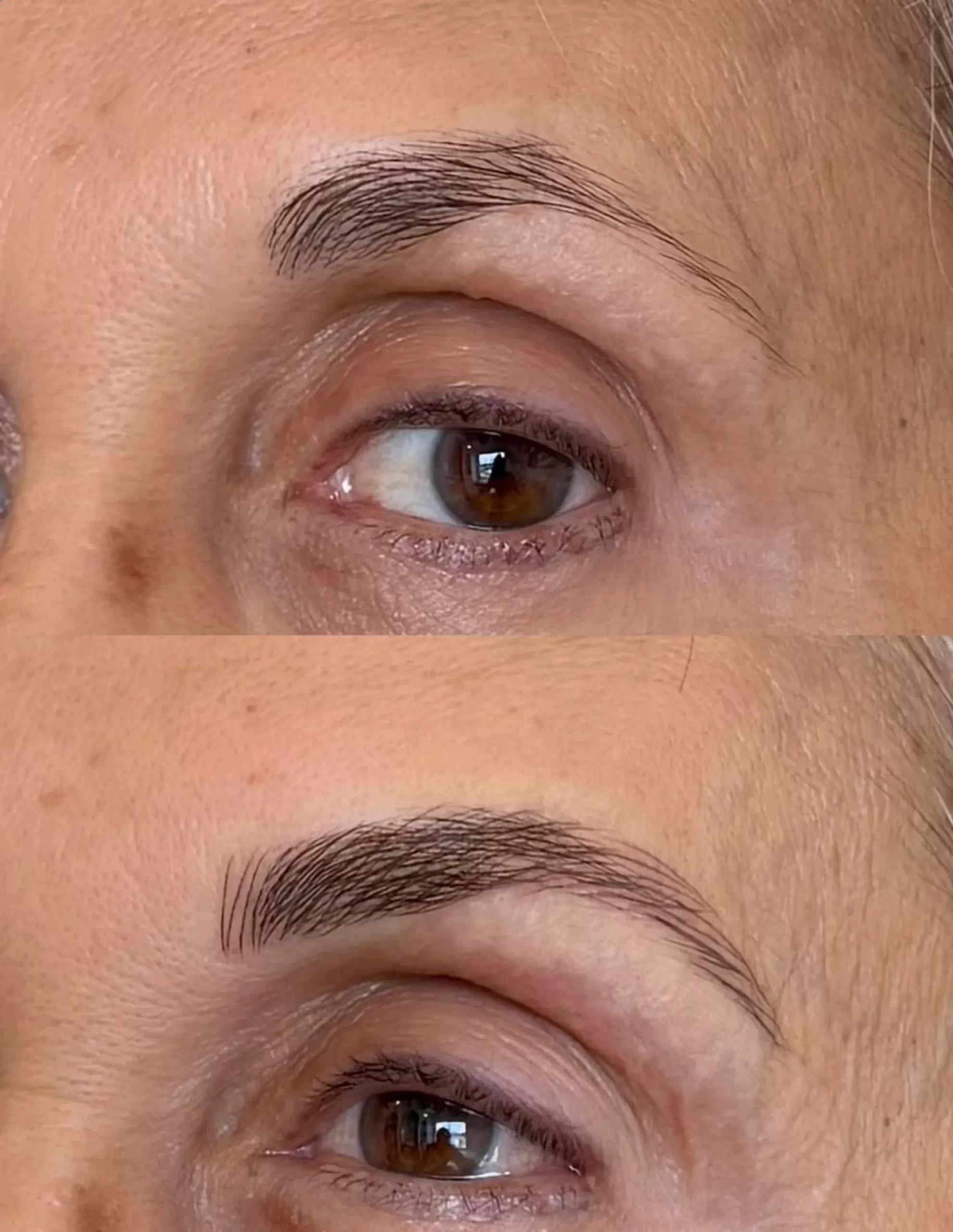 eyebrow tinting vs microblading
